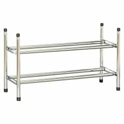 BAUHAUS Schuhregal L X B X H: 23 X 64 X 37 Cm, Passend Für: Bis Zu 12 Paar Schuhe, Max. Ausziehbar Bis: 118 Cm