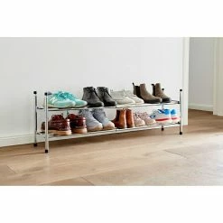 BAUHAUS Schuhregal L X B X H: 23 X 64 X 37 Cm, Passend Für: Bis Zu 12 Paar Schuhe, Max. Ausziehbar Bis: 118 Cm -Schränke Möbel Mall 12 103