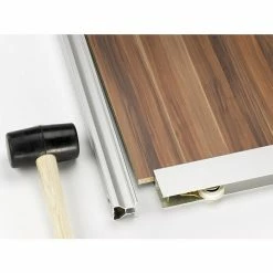 BAUHAUS Room Plaza Easy Griffprofil Passend Für: Room Plaza Easy Schiebetür-Bau-Sets, 2.550 Mm, Silber -Schränke Möbel Mall 12 119