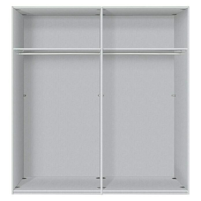 BAUHAUS Express Möbel Schwebetürenschrank Stars B X T X H: 200 X 68 X 236 Cm, Farbe Griff: Aluminiumfarben, Farbe Front: Graphit/Spiegel, Farbe Korpus: Graphit 4 BAUHAUS Express Möbel Schwebetürenschrank Stars B X T X H: 200 X 68 X 236 Cm, Farbe Griff: Aluminiumfarben, Farbe Front: Graphit/Spiegel, Farbe Korpus: Graphit – Bild 2