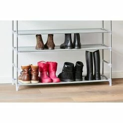 BAUHAUS Schuhregal L X B X H: 28 X 100 X 174 Cm, Weiß -Schränke Möbel Mall 12 130