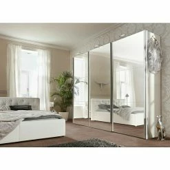 BAUHAUS Express Möbel Schwebetürenschrank Stars B X T X H: 300 X 68 X 216 Cm, Farbe Griff: Aluminiumfarben, Farbe Front: Spiegel, Farbe Korpus: Weiß 9 BAUHAUS Express Möbel Schwebetürenschrank Stars B X T X H: 300 X 68 X 216 Cm, Farbe Griff: Aluminiumfarben, Farbe Front: Spiegel, Farbe Korpus: Weiß -Schränke Möbel Mall 12 1312