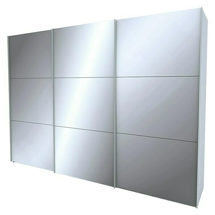 BAUHAUS Express Möbel Schwebetürenschrank Stars B X T X H: 300 X 68 X 236 Cm, Farbe Griff: Aluminiumfarben, Farbe Front: Seidengrauglas/Spiegel, Farbe Korpus: Seidengrau 3 BAUHAUS Express Möbel Schwebetürenschrank Stars B X T X H: 300 X 68 X 236 Cm, Farbe Griff: Aluminiumfarben, Farbe Front: Seidengrauglas/Spiegel, Farbe Korpus: Seidengrau