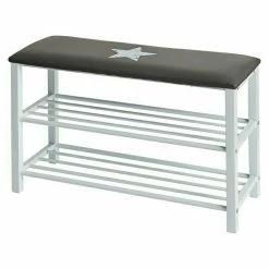BAUHAUS Schuhregal Mit Sitzbank L X B X H: 78 X 30 X 48 Cm, Stern