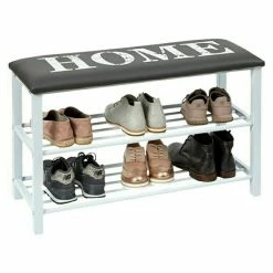 BAUHAUS Schuhregal Mit Sitzbank L X B X H: 78 X 30 X 48 Cm, Home