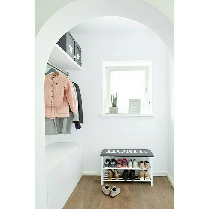 BAUHAUS Schuhregal Mit Sitzbank L X B X H: 78 X 30 X 48 Cm, Home 5 BAUHAUS Schuhregal Mit Sitzbank L X B X H: 78 X 30 X 48 Cm, Home – Bild 3