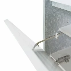 BAUHAUS Phönix Bruno Schuhschrank L X B X H: 38 X 100 X 105,7 Cm, Grau/Weiß -Schränke Möbel Mall 12 1871