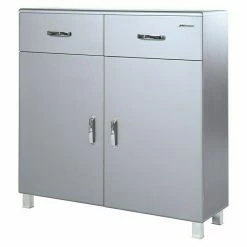 BAUHAUS Phönix Miami Schuhschrank L X B X H: 37 X 110 X 111 Cm, Grau, Anzahl Fächer: 2 Stk.