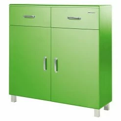 BAUHAUS Phönix Miami Schuhschrank L X B X H: 37 X 110 X 111 Cm, Grün, Anzahl Fächer: 2 Stk.