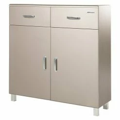 BAUHAUS Phönix Miami Schuhschrank L X B X H: 37 X 110 X 111 Cm, Taupe, Anzahl Fächer: 2 Stk.