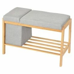 BAUHAUS Schuhregal L X B X H: 70,5 X 36 X 48 Cm, Naturmaterialien