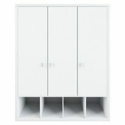 BAUHAUS Phönix Caro Drehtürschrank L X B X H: 55 X 150 X 185,4 Cm, Weiß