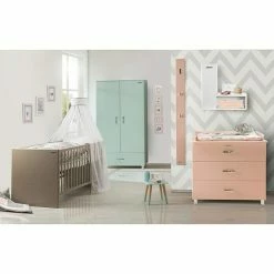 BAUHAUS Phönix Miami Drehtürschrank L X B X H: 52 X 98 X 200 Cm, Mintgrün -Schränke Möbel Mall 12 215