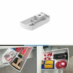 BAUHAUS Essensa Unterbau-Drehbehälter Swing 30 X 13,7 X 4,7 Cm, Weiß, Kunststoff