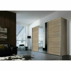 BAUHAUS Express Möbel Schwebetürenschrank Stars B X T X H: 300 X 68 X 236 Cm, Farbe Griff: Aluminiumfarben, Farbe Front: Spiegel, Farbe Korpus: Eiche Sonoma 9 BAUHAUS Express Möbel Schwebetürenschrank Stars B X T X H: 300 X 68 X 236 Cm, Farbe Griff: Aluminiumfarben, Farbe Front: Spiegel, Farbe Korpus: Eiche Sonoma -Schränke Möbel Mall 12 339