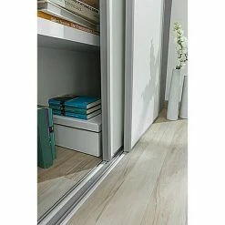 BAUHAUS Optimum Schiebetür-Set Eiche Natur, 180 X 250 Cm -Schränke Möbel Mall 12 44