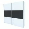 BAUHAUS Express Möbel Schwebetürenschrank Stars B X T X H: 250 X 68 X 236 Cm, Farbe Griff: Aluminiumfarben, Farbe Front: Weiß/Graphit, Farbe Korpus: Weiß 2 BAUHAUS Express Möbel Schwebetürenschrank Stars B X T X H: 250 X 68 X 236 Cm, Farbe Griff: Aluminiumfarben, Farbe Front: Weiß/Graphit, Farbe Korpus: Weiß -Schränke Möbel Mall 12 463