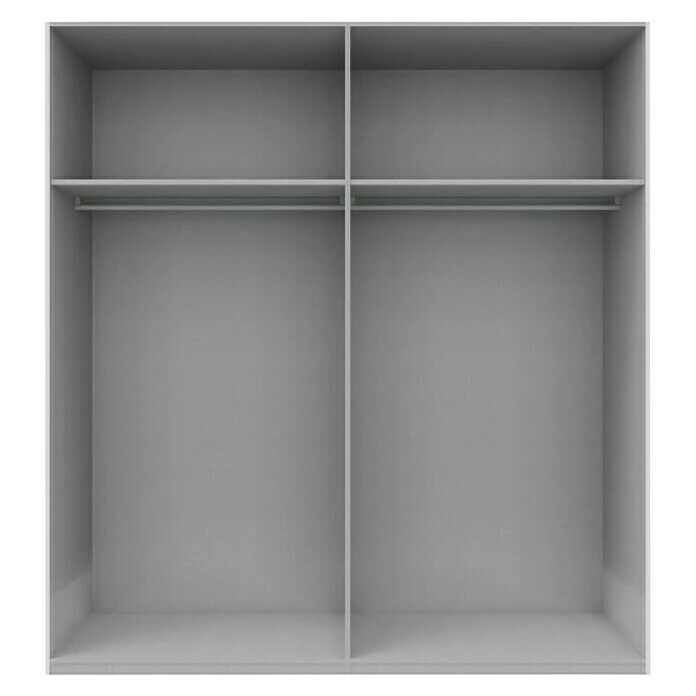 BAUHAUS Express Möbel Schwebetürenschrank Swift B X T X H: 200 X 68 X 250 Cm, Mit Spiegel, Ohne Zubehör, Farbe Front: Basalt, Farbe Korpus: Eiche Jackson 4 BAUHAUS Express Möbel Schwebetürenschrank Swift B X T X H: 200 X 68 X 250 Cm, Mit Spiegel, Ohne Zubehör, Farbe Front: Basalt, Farbe Korpus: Eiche Jackson – Bild 2