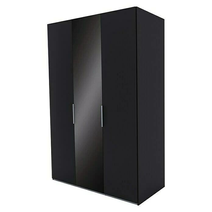 BAUHAUS Express Möbel Drehtürschrank Swift B X T X H: 150 X 58 X 216 Cm, Ohne Spiegel, Ohne Zubehör, Farbe Front: Basalt/Basaltglas, Farbe Korpus: Basalt 3 BAUHAUS Express Möbel Drehtürschrank Swift B X T X H: 150 X 58 X 216 Cm, Ohne Spiegel, Ohne Zubehör, Farbe Front: Basalt/Basaltglas, Farbe Korpus: Basalt
