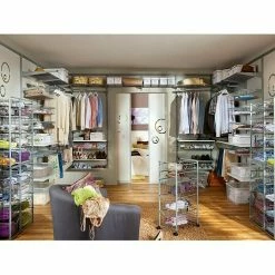 BAUHAUS Regalux Clever Korb 43 X 45 X 16 Cm, Metall -Schränke Möbel Mall 12 72