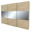 BAUHAUS Express Möbel Schwebetürenschrank Stars B X T X H: 300 X 68 X 236 Cm, Farbe Griff: Aluminiumfarben, Farbe Front: Eiche Sonoma/Grauspiegel, Farbe Korpus: Eiche Sonoma -Schränke Möbel Mall 12 808