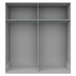 BAUHAUS Express Möbel Schwebetürenschrank Swift B X T X H: 200 X 68 X 216 Cm, Mit Spiegel, Ohne Zubehör, Farbe Front: Eiche Jackson, Farbe Korpus: Eiche Jackson -Schränke Möbel Mall 12 835