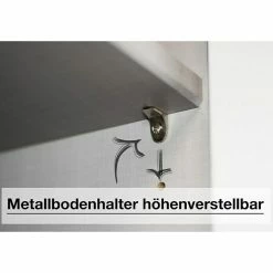 BAUHAUS Express Möbel Schwebetürenschrank Swift Ohne Spiegel, Mit Zubehör, Farbe Front: Eiche Jackson, Farbe Korpus: Eiche Jackson -Schränke Möbel Mall 12 918