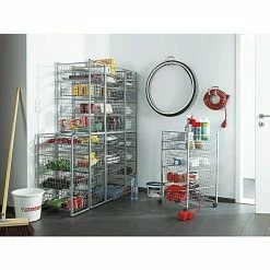 BAUHAUS Regalux Clever Metallrahmen Pulverbeschichtet, 45 X 45 X 79,5 Cm 12 BAUHAUS Regalux Clever Metallrahmen Pulverbeschichtet, 45 X 45 X 79,5 Cm -Schränke Möbel Mall 12 92