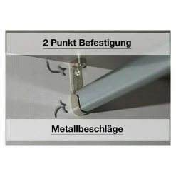 BAUHAUS Express Möbel Drehtürschrank Brooklyn L X B X H: 58 X 100 X 216 Cm, Graphit, Mit Spiegel -Schränke Möbel Mall 12 947